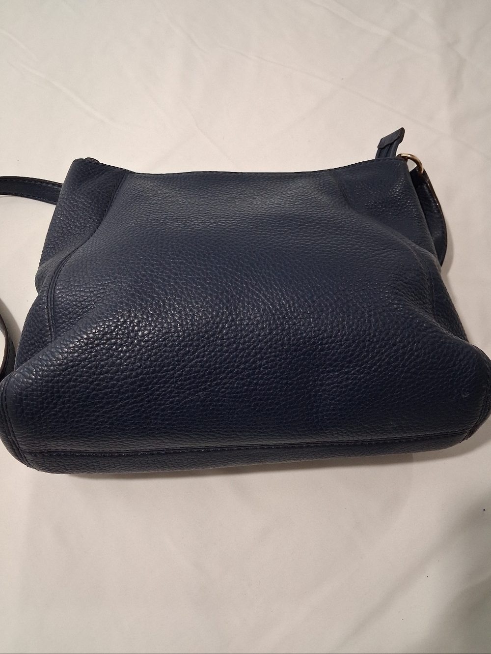 Michael Kors Navy Pebbled Leather Crossbody Bag - Picture 4 of 11